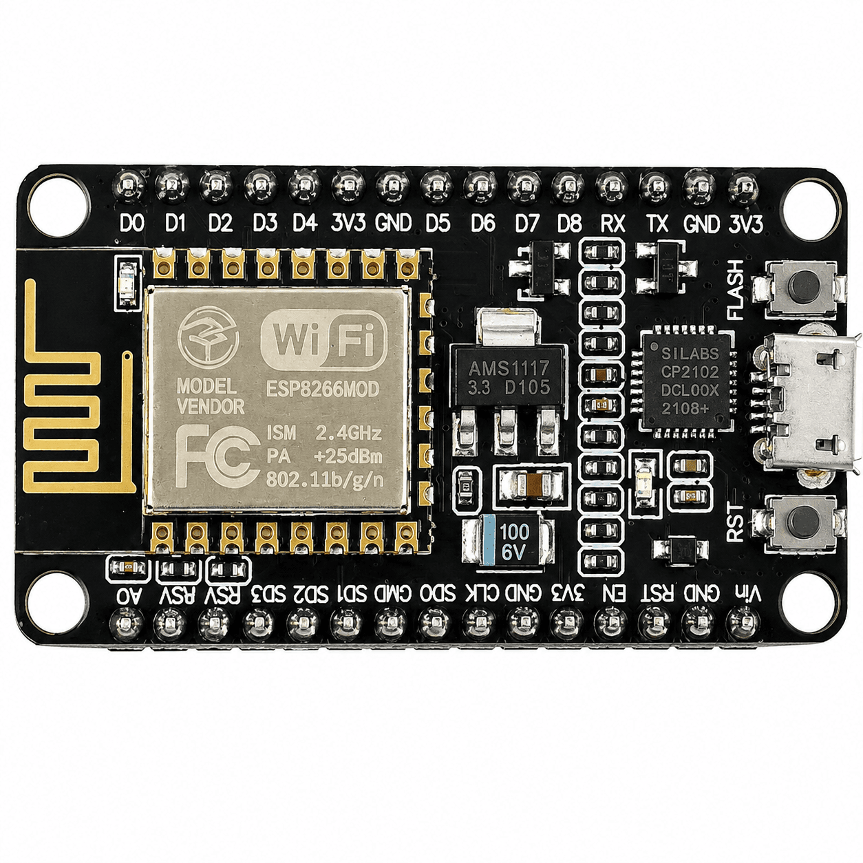 ESP8266 NodeMCU CP2102 WiFi Development Board
